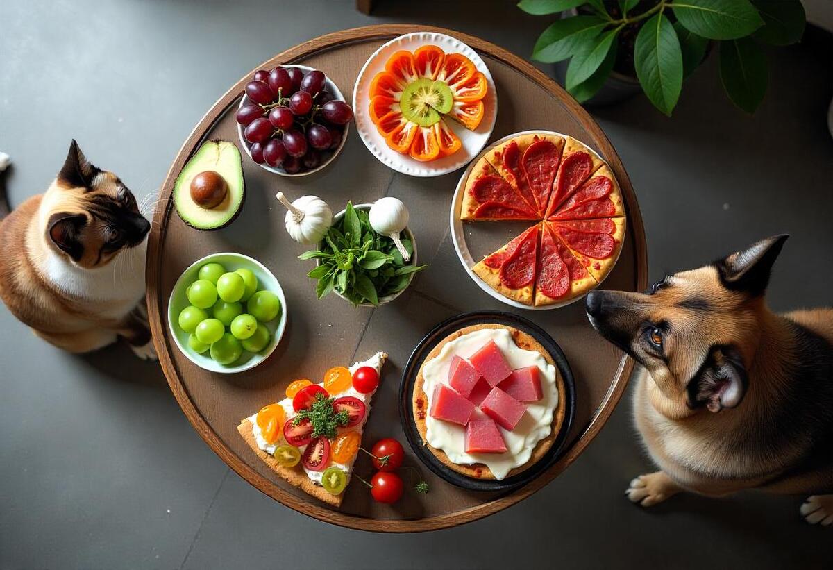 Alimentos Nocivos para Cães e Gatos.